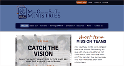Desktop Screenshot of mostministries.org